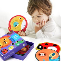 Joan Miro จิ๊กซอว์พัซเซิลสําหรับเด็กเล็ก จิ๊กซอจับคู่สัตว์แม่ ลูก Baby Puzzle ของเล่นเสริมพัฒนาการเด็ก 1 ขวบ