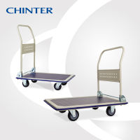 CHINTER  WH-0003-WH004 รถเข็นพื้นเหล็กพับได้ รับน้ำหนัก 220 และ 370 กิโลกรัม ล้อ PU มือจับข้างเดียว พับได้