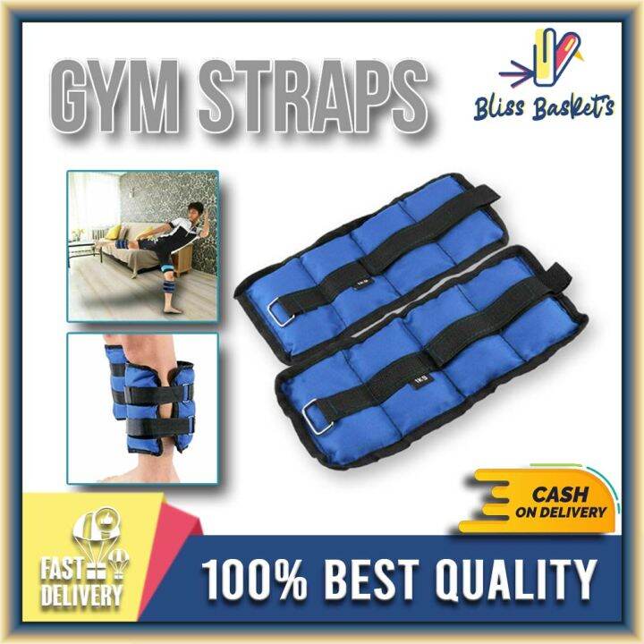 1KG Wearable Weights Power Gym Pair Of Ankle / Wrist Weights (Velcro