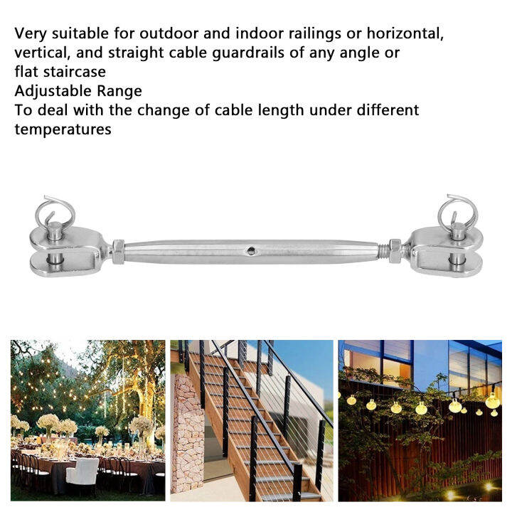 ชุดราวจับสายไฟ Stainless Steel Cable Railing Kit Heavy Duty AntiRust
