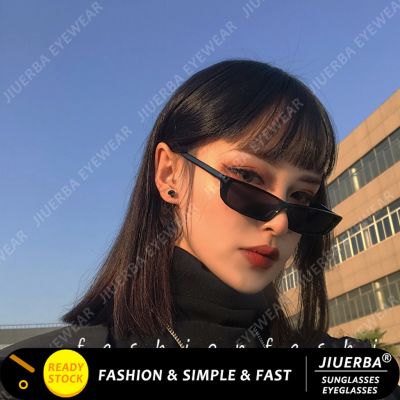 (JIUERBA)COD แว่นกันแดด กรอบเหลี่ยม สไตล์เกาหลี ย้อนยุค สำหรับผู้หญิง QC6181038