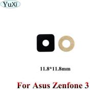 Yuxi ฝาปิดเลนส์กระจกกล้องถ่ายรูปหลังสำหรับ Asus Zenfone 2 Ze550ml Ze551ml Zenfone 5 6 3 Ze520 Ze552สำหรับ Zenfone 3 Max Zc553kl