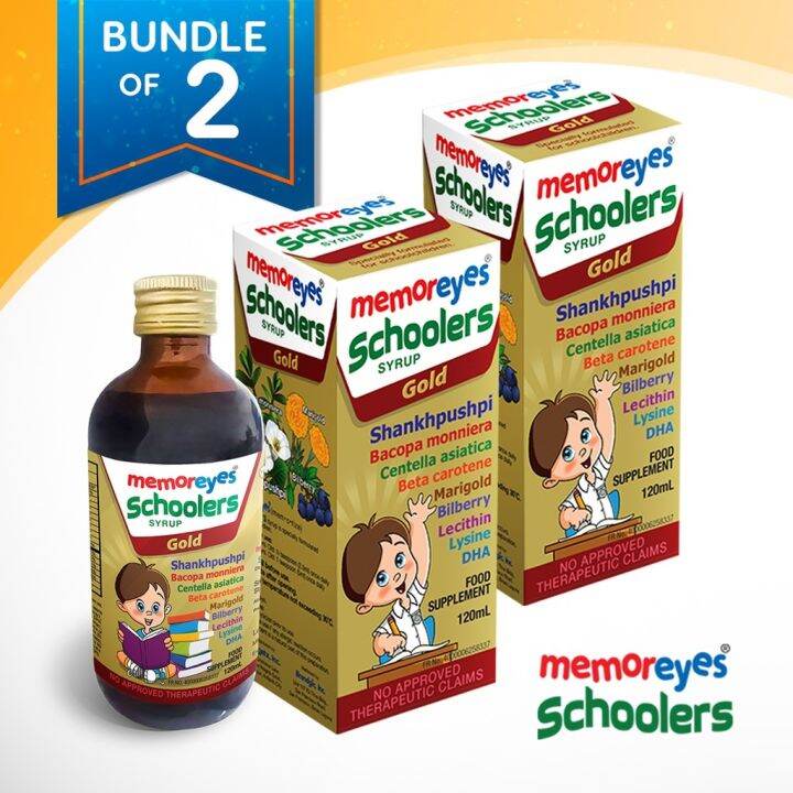 MemorEyes Schoolers Brain And Eye Supplement Memory Enhancer For Kids
