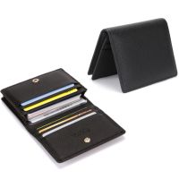【CW】ↂ  New Leather 2023 Men Card Wallets Holder Wallet Small Money Male Purses High-capacity Coins