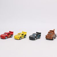 4ชิ้น7-9ซม. รถยนต์ดิสนีย์พิกซาร์3ของเล่น Lightning McQueen Mater Jackson Storm Cruz Ramirez สโมคกี้โมเดลรถลากโลหะ