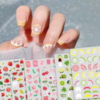 【LuckShops】BEAUTYBIGBANG Pretty Fruit Halloween  Texture Waterproof Nail Stickers