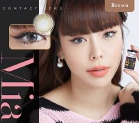 """? มีค่าสายตา ? Wink mia Gray Brown บิ๊กอาย สุดปัง คอนแทคเลนส์ รายเดือน มีอย แถมตลับฟรี เลนส์นิ่ม สวยปังมาก"""