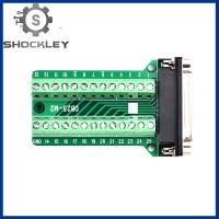 Shockley DB25เบรคเอาท์บอร์ดอะแดปเตอร์ฟรี25pin พอร์ตอะแดปเตอร์เพื่อเทอร์มินัลเชื่อมต่อโมดูลส่งสัญญาณน็อตตัวผู้และตัวเมีย