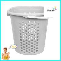 ตะกร้าผ้ากลมหูหิ้ว API 5050 สีเทาROUND LAUNDRY BASKET WITH HANDLES API 5050 GREY **บริการเก็บเงินปลายทาง**