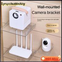 SYRUPSHADDOCKING ติดตั้งบนผนังชั้นวางของจัดเก็บของแบบไม่เจาะรู2ชิ้น,ชั้นวางกล้องประหยัดพื้นที่สามารถถอดออกได้ที่จัดระเบียบในตู้เสื้อผ้าห้องน้ำห้องครัวห้องนั่งเล่น