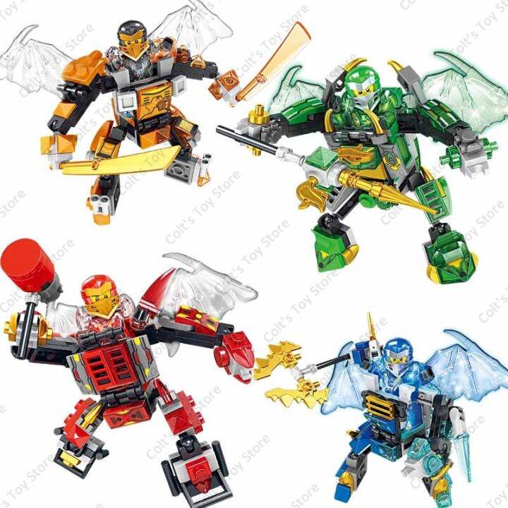 Ninja Legacy Kai Jay Cole Zane Lloyd Super Mecha Armored Robot Action ...