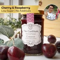 แยมเชอร์รี่ผสมราสเบอร์รี่ Cherish (Cherry &amp; Raspberry) 125 กรัม - The Confiture