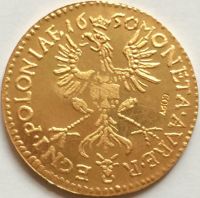 Bernicl gold-plated 1650 russian coins copy