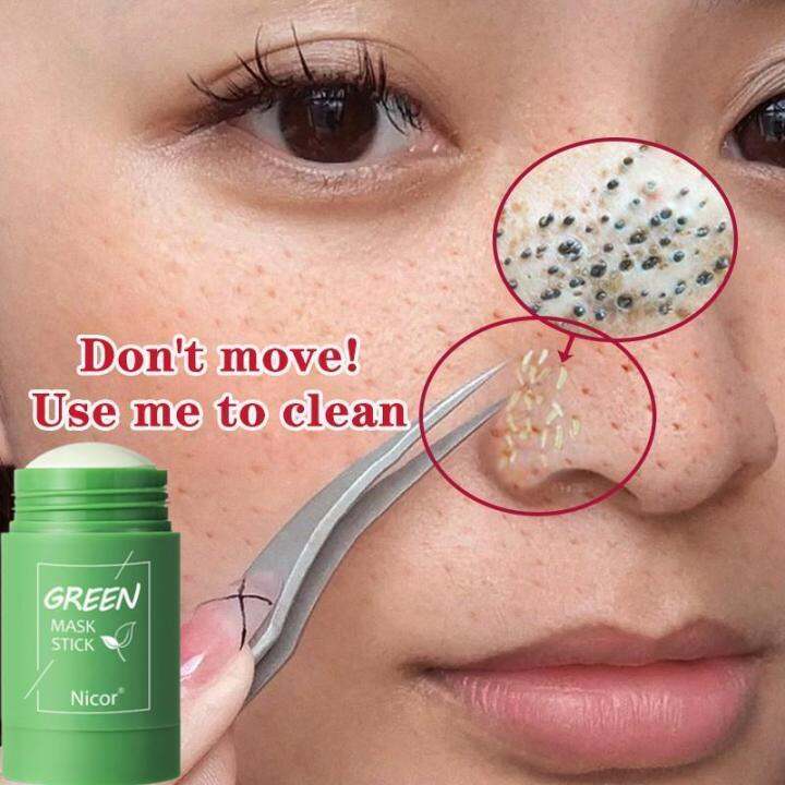 Green Tea Mask Remove Blackheads Acne Cleansing Moisturizing Hydrating