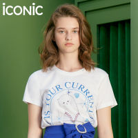 iCONiC CURIOUS MOOD T-SHIRT #6586 เสื้อยืด ลาย อัลปาก้า สีฟ้า เสื้อแฟชั่น เสื้อยืดผญ เสื้อยืดผช เสื้อแฟชั่นผญ เสื้อออกงาน เสื้อทำงาน เสื้อไฮโซ