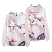 COD New Anime Blue Archive Ajitani Hifumi / Sora / Saiba Momoi / Saiba Midori Zipper Hoodie Korean Anime Mens Fashion Womens Loose 3D Printing Sweater Unisex Casual Long  Sleeve Hooded Jacket Top Cosplay