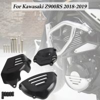 ที่คลุมมอเตอร์ป้องกันเครื่องยนต์มอเตอร์อลูมิเนียม CNC สำหรับ Kawasaki Z900RS 2018-2023กันล้มตัวป้องกันแผ่นกันกระแทก