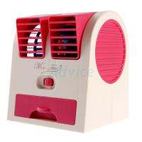 พัดลมพกพา USB Mini Fan Air HB-168 (Rose-Red)