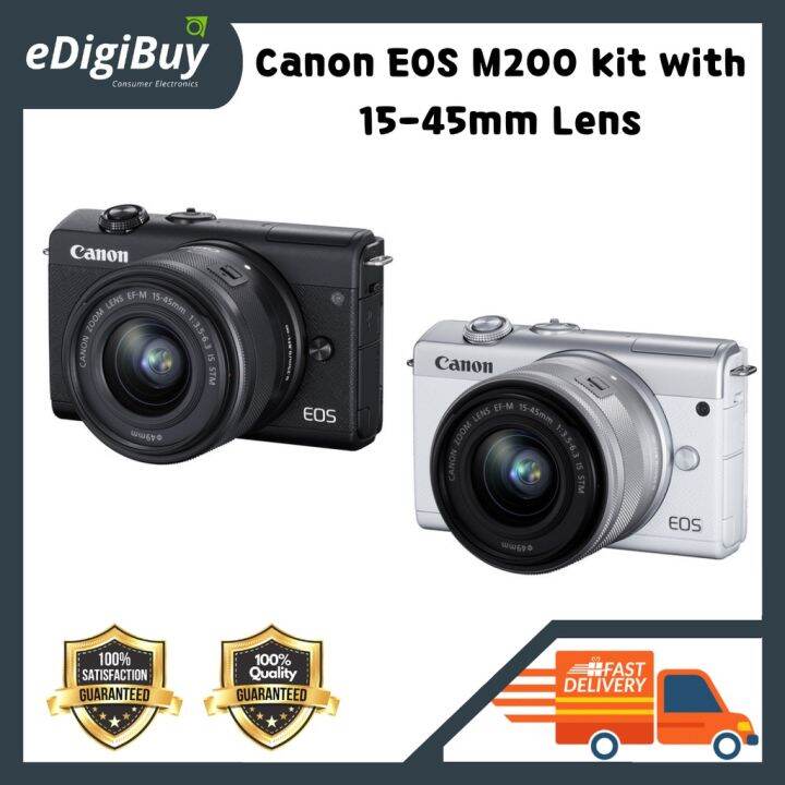 Canon EOS M200 with 1545mm Lens Mirrorless Camera Lazada