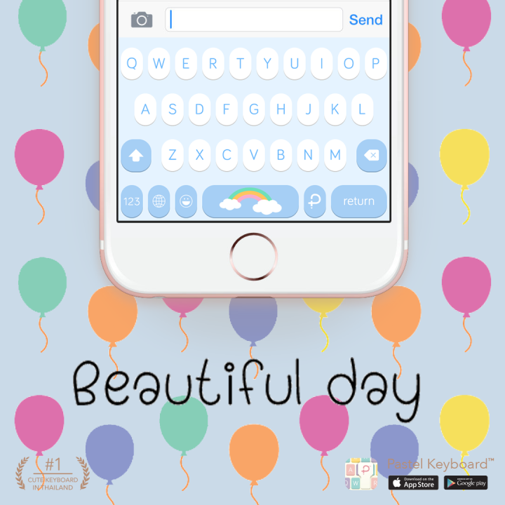 Refresh your day Keyboard Theme⎮(EVoucher) for Pastel Keyboard App