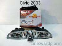 ส่งฟรี ไฟตัดหมอก Civic ซีวิค 2003 Honda Civic03 สปอทไลท์ Spotlight