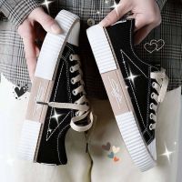 ❤[READY STOCK]. kasut wanita murah sepatu perempuan Biscuit Canvas Kasut Kasut Wanita 2021 Summer Baru Ulzzang Wild Autumn White Shoes Kasut Plat Korea