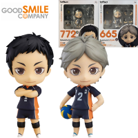 GSC รอยยิ้มที่ดี Nendoroid ต้นฉบับ Haikyuu!! Daichi Sawamura Sugawara Koushi อะนิเมะ Action Figure ของเล่นสำหรับชายหญิงของขวัญเด็ก