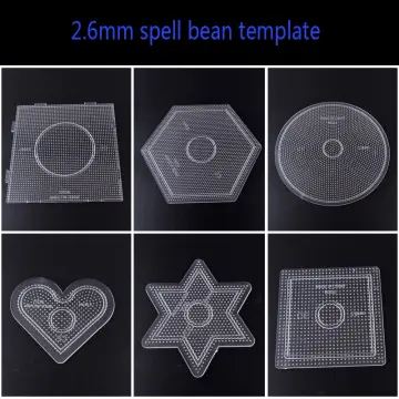 5mm Hama Beads Perler Tools Pegboard Template Board Circular Square Hot  Paper Educational DIY Figure Material Girl Gift
