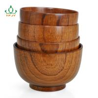 [COD] yfjy kitchen utensils and drinking stock Korean sour jujube wooden rice bowl Tibetan milk tea engraved