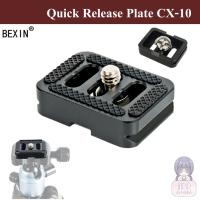 QUICK RELEASE PLATE CX-10 สำหรับขาตั้งกล้อง SIRUI มาตรฐาน Arca Swiss by JRR  ( Quick release plate CX10 / TY10 for SIRUI )