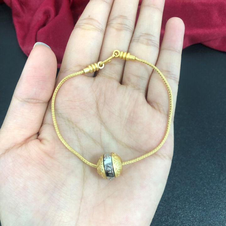 การถ่ายโอนพระคัมภีร์-s925สร้อยข้อมือลูกปัดสร้อยข้อมือโชคดี24k-สำหรับชายและหญิงสามารถหมุนได้พัฒนาโชคลาภและอาชีพที่เจริญรุ่งเรือง