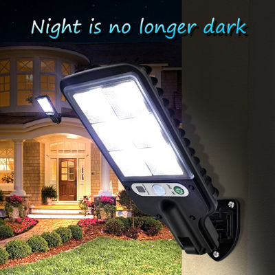 Solar LED Street Light Waterproof PIR Motion Sensor Smart Remote Control Lamp 1200W Outdoor Garden Security Wall Light