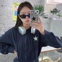 yqcx001 sell well - / Korean Cool Black Star Makeup Mirror Soft Phone Case For IPhone X XR XS Max 11 12 13 14Pro Max Lovely Protective Back Cover Capa