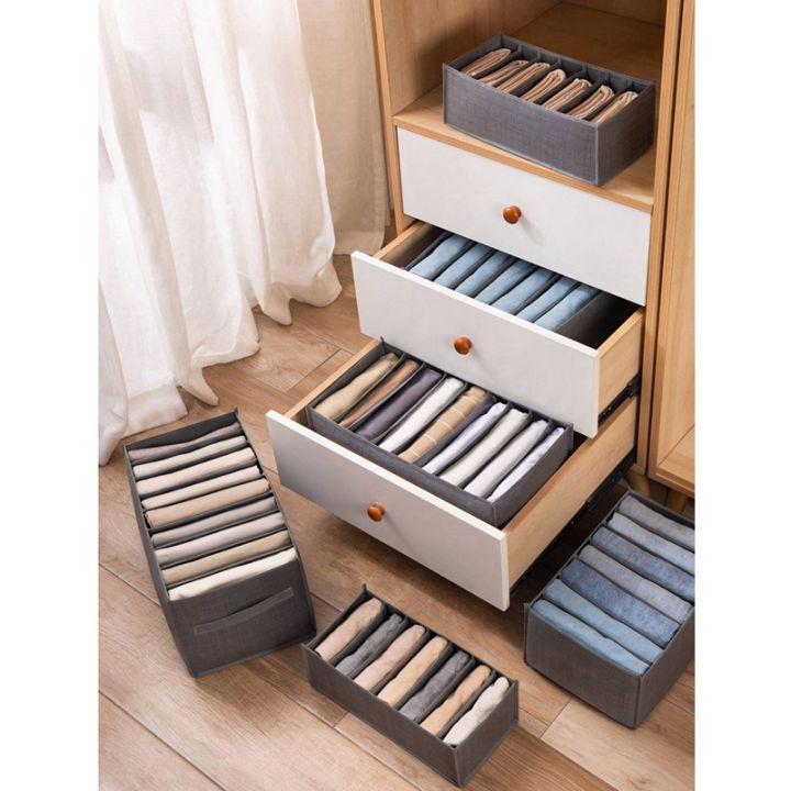 2x-closet-drawer-organizer-for-t-shirts-jeans-shirts-leggings-organizing-system-for-wardrobe-storage-box-b