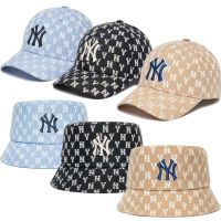 Mlb New Full Print Fisherman Hat Mens And Womens Casual Ny Basin Cap Vintage Old Flower Baseball Cap Summer Sunshade Hat Trendy