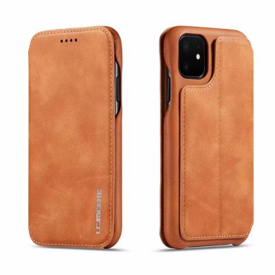 「Enjoy electronic」 Genuine Leather Flip Cover for iPhone 14 13 12 11 Pro Max Mini XS XR 8 7 6S Plus SE3 Case Slot Magnet Cover Stand Holder Funda