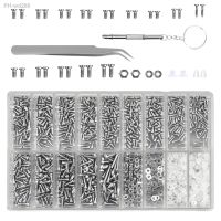 1000 Pieces Eyeglasses Repair Kit Include Nose Pads Nut Washer for Glasses Clock Watch