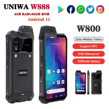UNIWA W888 6.3 Inch 4GB+64GB Smartphone Walkie Talkie PTT IP68