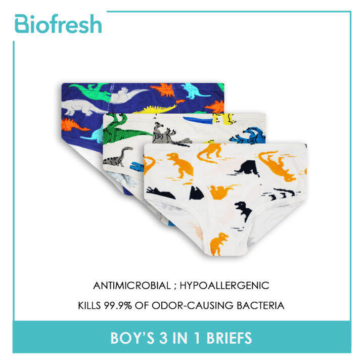 Biofresh Boys' Antimicrobial Briefs 3 pieces in a pack UCBCG2302 ...