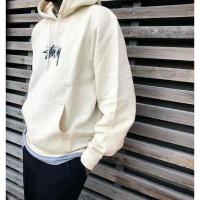 A grade Stuˉssˉy Stock Hoodie classic embroidered logo pullover sweatshirt couple trendy brand hoodie plus velvet