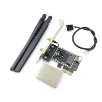 M.2 Wifi Adapter M2 Ngff Key A E To Pci Express PCI-E 1X NGFF Support 2230 wireless Network Card for AX200 9260AC 8265AC NFA344