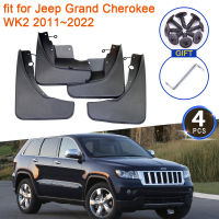 สำหรับ Jeep Grand Cherokee WK2 2011 2012 2013 2014 2015 2016 2017 2018 2019 2020 2021 Mudguards Fender Flare Mud Flaps Splash