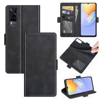 Case For vivo Y31 Leather Wallet Flip Cover Vintage Magnet Phone Case For vivo Y51 2020 (India) Coque