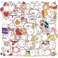 10/30/50Pcs Cute Cartoon Molang Rabbit Sticker PVC Waterproof Decals For Kid DIY Bike Guitar Luggage Kawaii Garffiti Sticker Toy