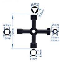 ช่างประปากุญแจประแจสามเหลี่ยมอเนกประสงค์,กุญแจสามเหลี่ยมสามด้านสำหรับตู้มิเตอร์ไฟฟ้าและแก๊สหม้อน้ำที่มีเลือดออก