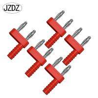 JZDZ 5pcs 4mm Banana Plug Connector Short-circuit Plug Female Terminal Couple Adapter J.20003Wires Leads Adapters