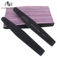 50 PcsLot Professional Nail File Buffer Salon Glitter Nail Files 100180 Grit Manicure Tools Black Sanding Paper File Supplier