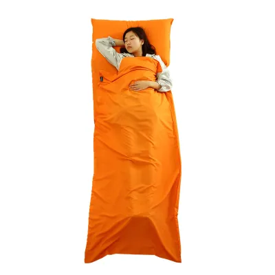 Ultralight Sleeping Bag Portable Outdoor Camping Hiking Ho Single Liner Sleeping Bag Folding Travel Envelope Bags 75 * 210cm