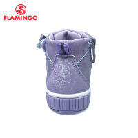 FLAMINGO Autumn Felt High Quality PURPLE Kids Boots Size 22-27 Anti-slip Shose for Girl Free Shipping 212B-Z5-2509