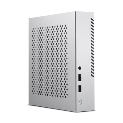 QX03 Mini ITX Computer Desktop Chassis Compact PC Gaming Case USB Interface Aluminum Body microserver host Chassis wholesales